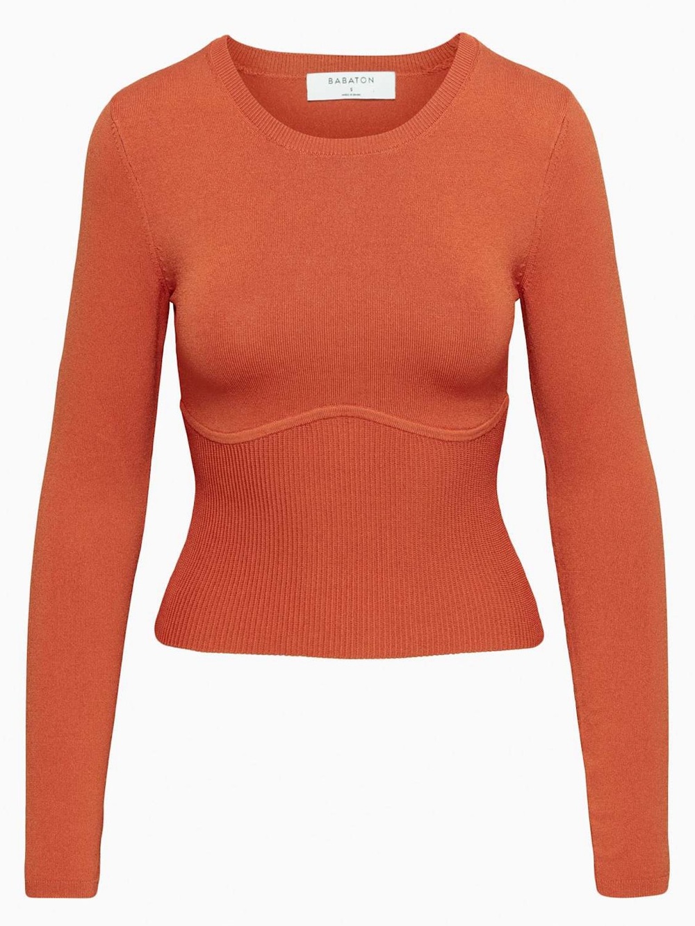NWOT Aritzia Babaton Sculpt Knit Empire Longsleeve